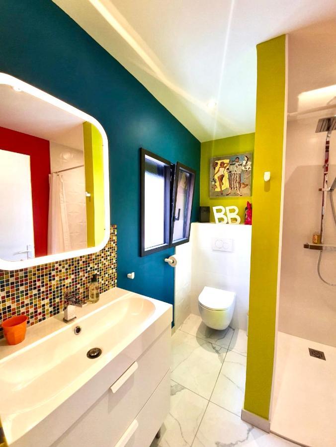 La Maison Pop Appartement Meuble Independant Avec Jardin Romans-sur-Isère Exterior foto