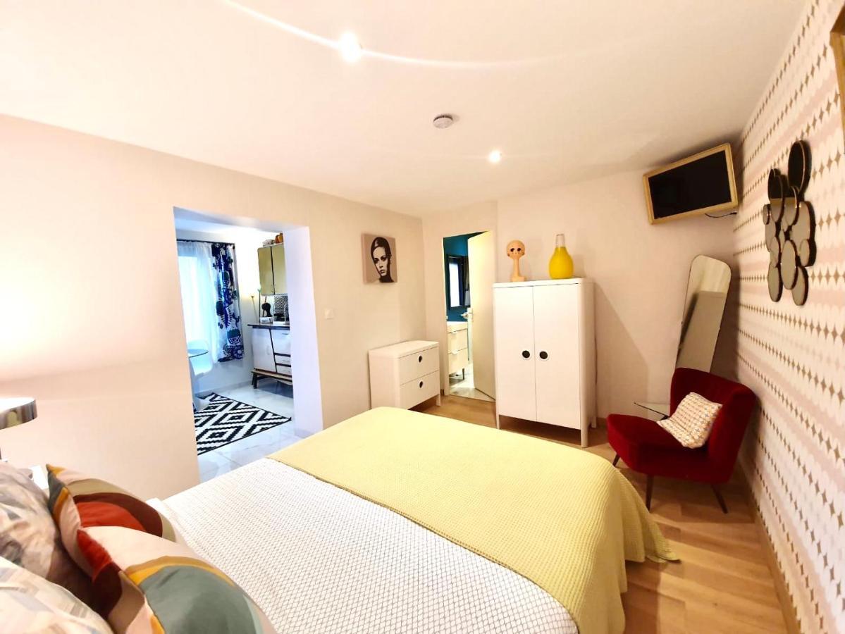 La Maison Pop Appartement Meuble Independant Avec Jardin Romans-sur-Isère Exterior foto