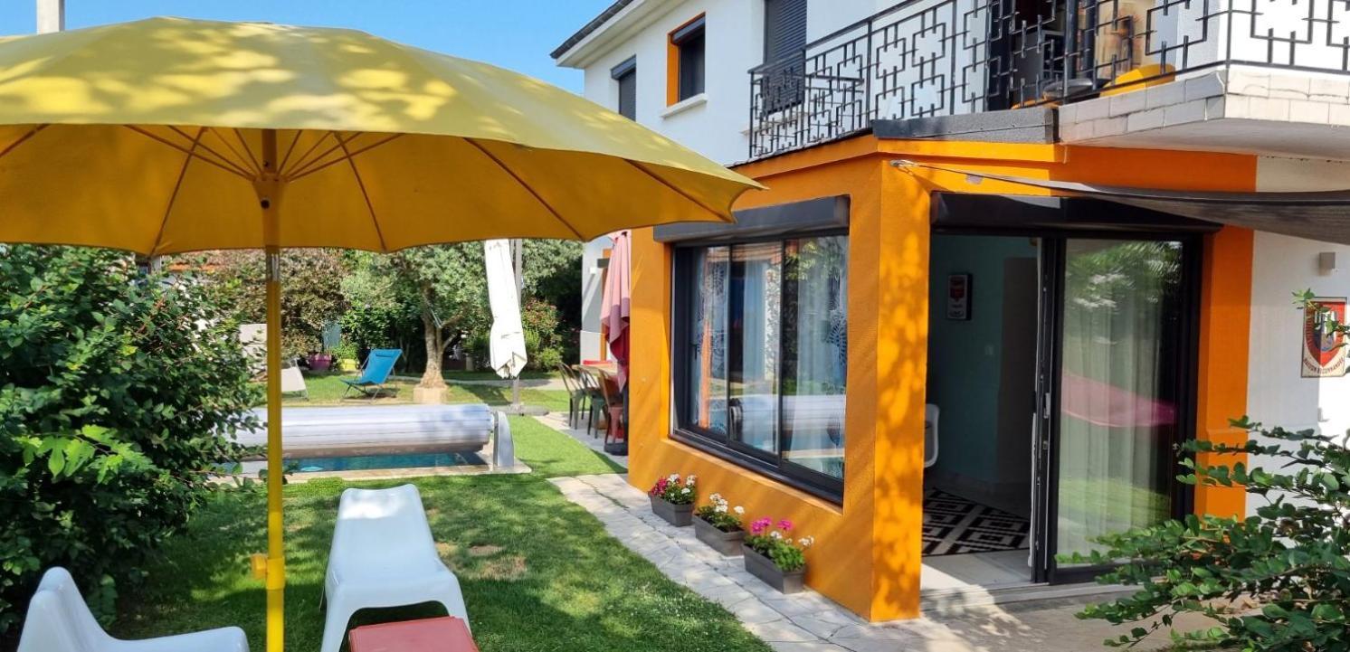 La Maison Pop Appartement Meuble Independant Avec Jardin Romans-sur-Isère Exterior foto